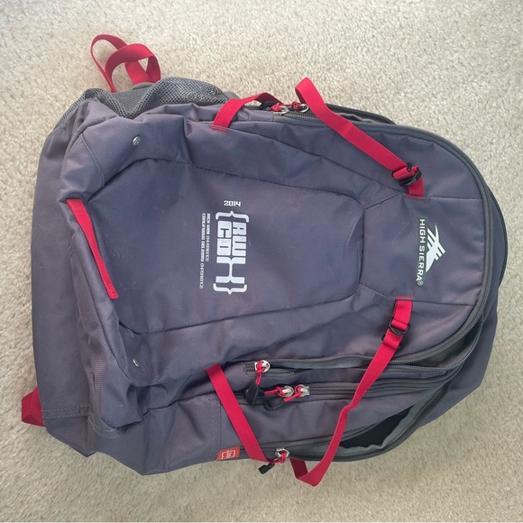 High Sierra Computer Backpack with Logo - Picture 7 of 7